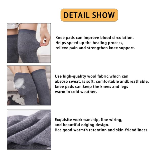 Elastiska knäskydd, termiska knäärmar, värmeisolering, unisex - XL