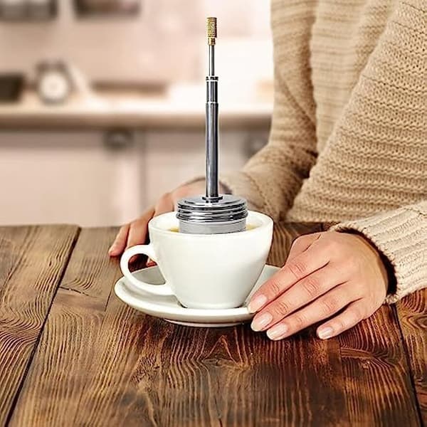 Stempelkande, kaffe- og tebrygger, genanvendeligt kaffefilter