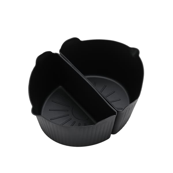 Slow Cooker Silikonfoder Lättrengjord Innerkruka Tillbehör - Svart
