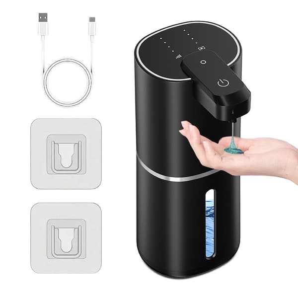 Automatisk Sensor Sæbedispenser Elektrisk Skum Pro Sort Dryp