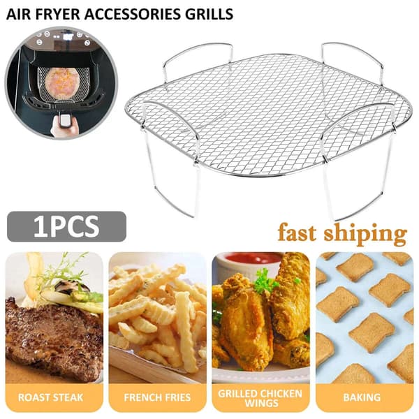 Utomhus Air Fryer Rack Grillgaller