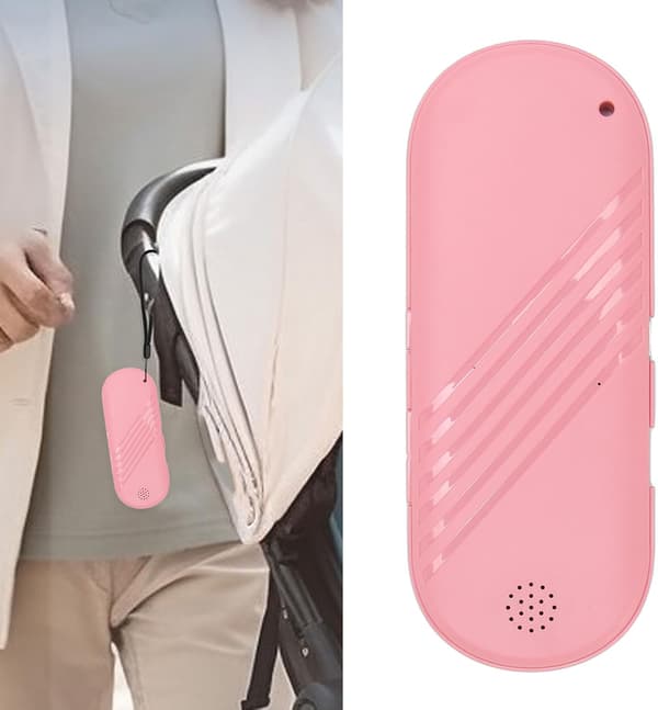 Bluetooth-kuddehögtalare Trådlös benledning Mini Bärbar Under-kudde Volymkontroll Timer Vitt brus Rosa