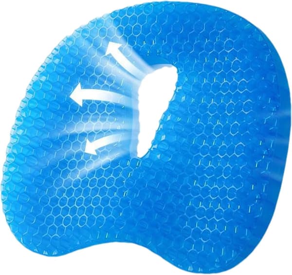 Honeycomb Jelly Silikone Ispude Gelpude Spinat Himmelblå