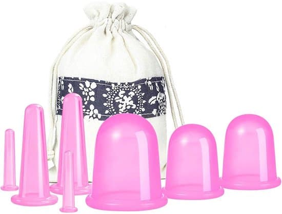 7-delt helkrops cellulite vakuum silikone cupping terapi sæt til massage