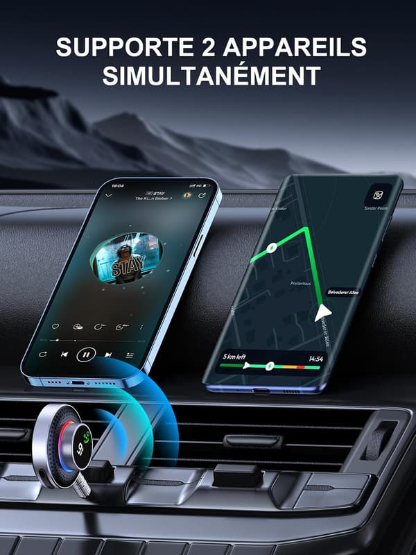 Bluetooth-autosovitin, Bluetooth-vastaanotin, autoradion/kotiaudion Bluetooth-sovitin