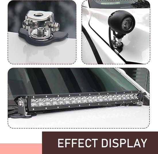 Universal LED-list monteringsfäste - Justerbart - 2-pack