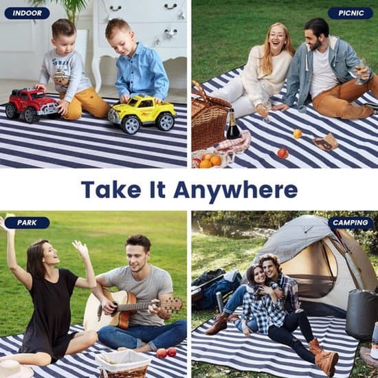 Picknickfilt - Picknickmatta - Picknickfilt - Vikbar picknickfilt - Utomhus campingfilt