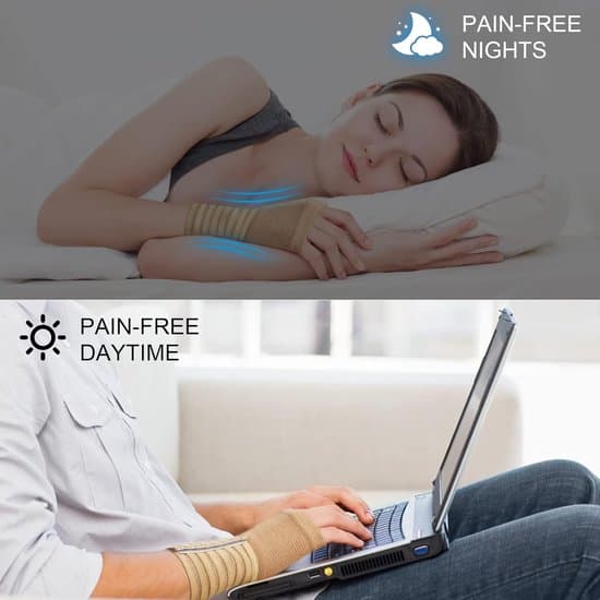 Todelt sæt - Håndledsbind Velegnet til velcro - Sportshåndledsbind - Beige