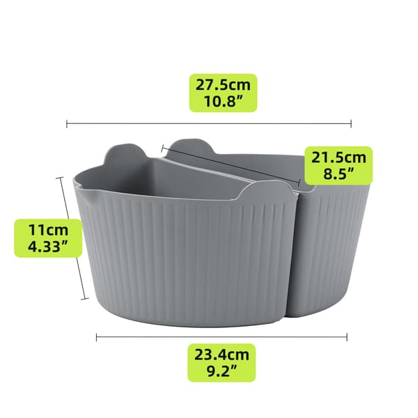 Slow Cooker Silikonfoder Lättrengjord Innerkruka Tillbehör - Svart