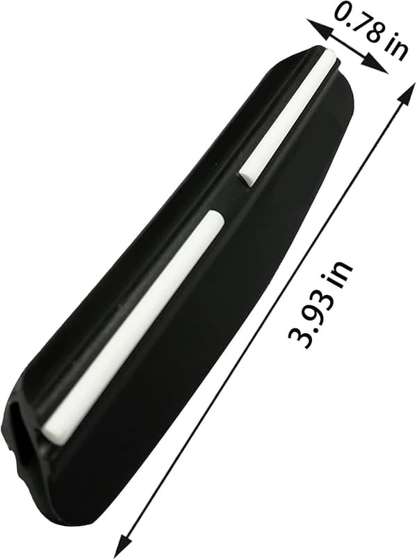 4-delad sliphjälpsklämma - bladryggskydd - svart