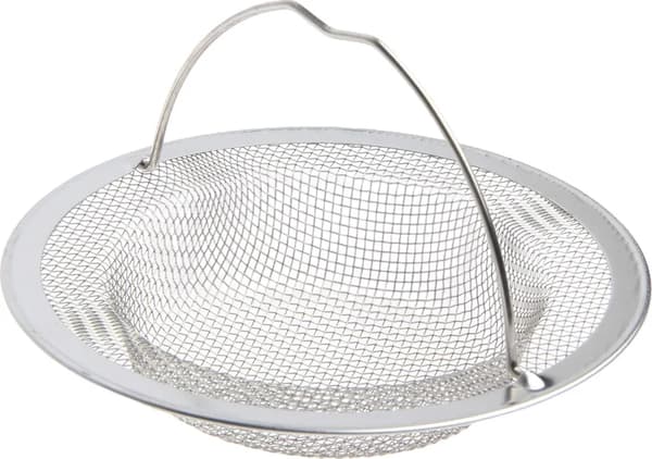 Tre-delt vaskefilter i rustfrit stål, køkkenvaskefilter, anti-tilstopningsvaskefilter til badeværelse og vask.