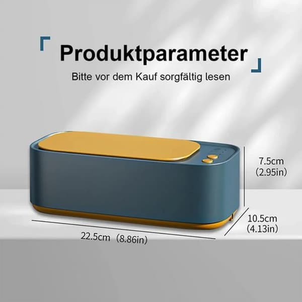 Ultralydsrenser, 350 ml, 45 kHz, 3 rengøringstilstande