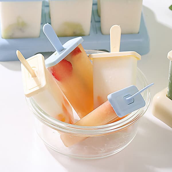 Cellblockformar Glassform Isglass Gelé Pop Popsicle Maker Formbricka Blå