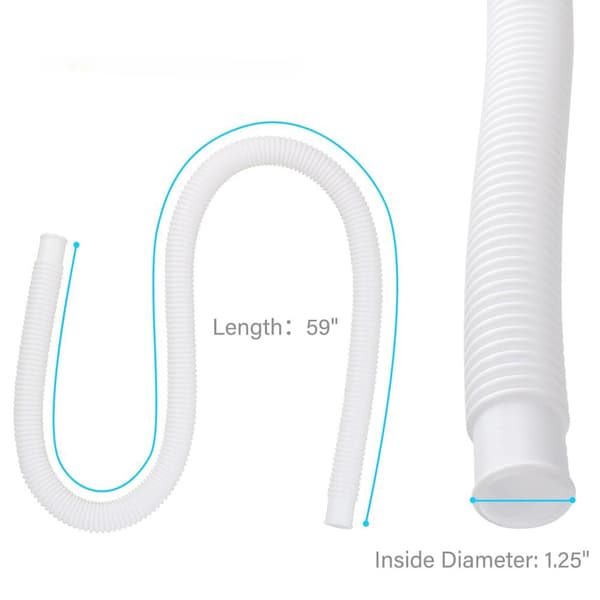 1,25\" x 59\" Overjordisk Pool Splitter Overførselsslange Erstatning til Intex Pumper