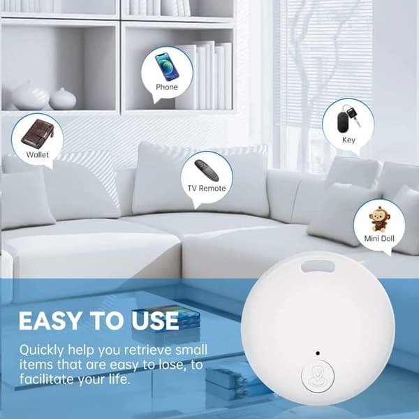 4-pak BT smart tracker, nøglefinder, GPS-tracker, kæledyrs-tracker, egnet til iOS/Android