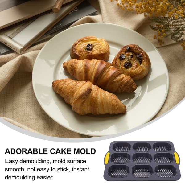 Hulrum Kage Bageplade Køkken Silikone DIY Franskbrød Bageform