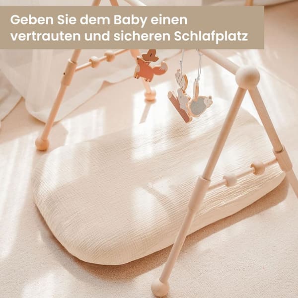Babynest, komfortabel vugge 78x54 cm