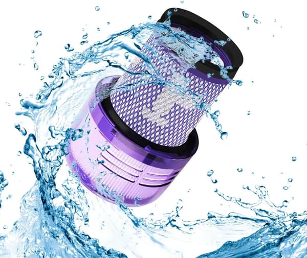 Til Dyson HEPA Støvsugerfilter Vaskbart, Til V12 Detect Slim Absolute, 3 Pak