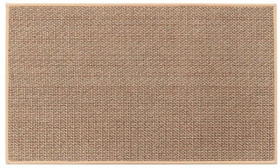 Køkkengulvmåtte - linnedmateriale - skridsikker - vaskbar - beige