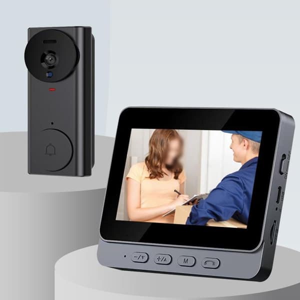 Förbättrat trådlöst säkerhetsvideointercomsystem med realtidsövervakning