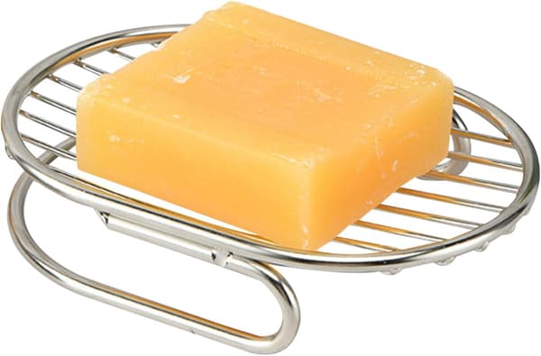 Afløbsbakke i rustfrit stål, rustfri, kompakt, moderne sæbeholder til håndvaske og brusere.