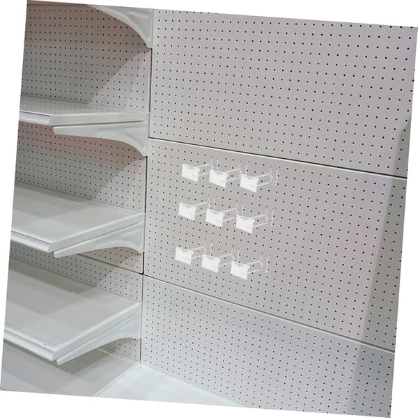 Krokar Perforerade Paneler 10 Delar Metallkrokar Perforerade Paneler Perforerad Panel Stöd Vanligt Stål Kit