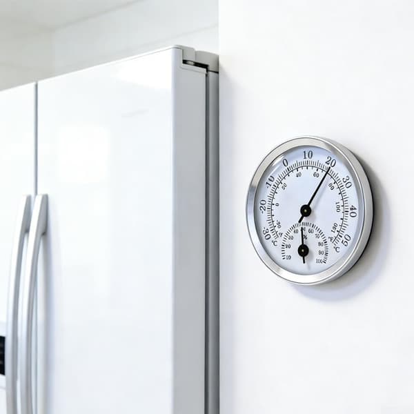 Minivisare termometer och hygrometer 58mm