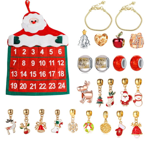 Julkalender Present Barn Smycken Kalender Present Armband Pärlad