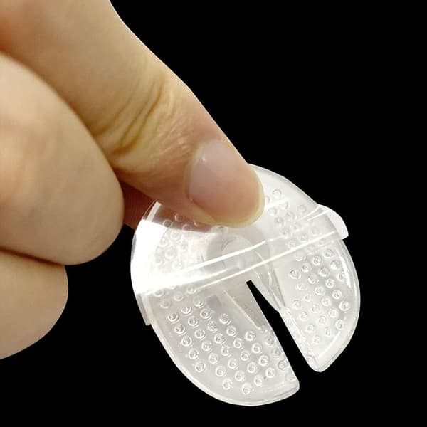 6 par flip-flop tåskydd, tåskydd, silikon tåskydd, gel flip-flops