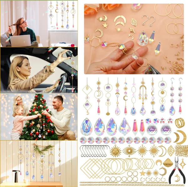 200 st DIY Solfångare Hantverkskit