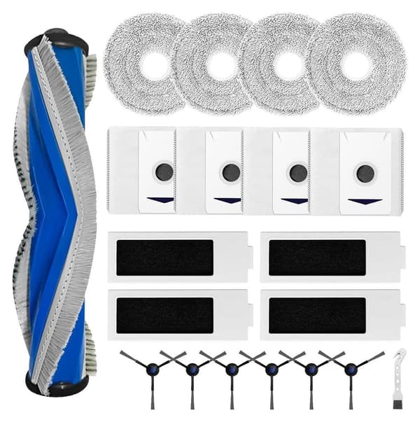 Velegnet til ECOVACS DEEBOT T30 PRO Omni / T30 Omni / T30 Max 20-delt tilbehørssæt