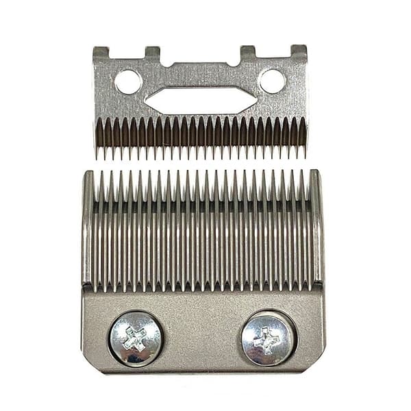 Hårklipperblade til Babyliss Clipper Trimmer FX 870 rustfrit stål sølv + sølv.