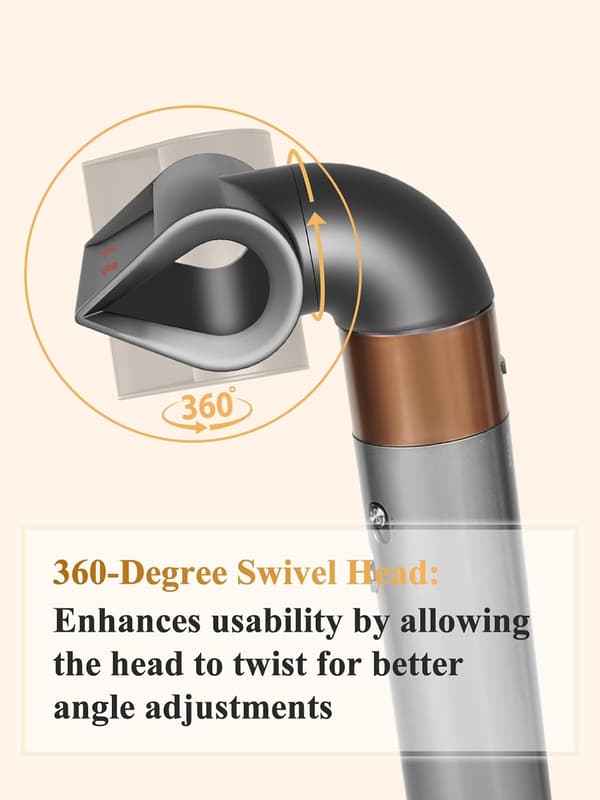 Til Dyson Airwrap bladmonteringstilbehør, glattere og mere justerede overflader.