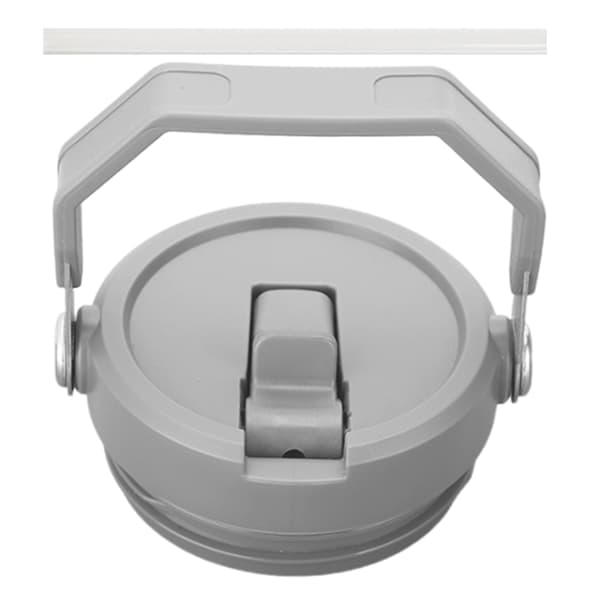Mugg Flip Straw Lock Ersättning Spillfri Mugg Lock Dammtät Spillfri Grå