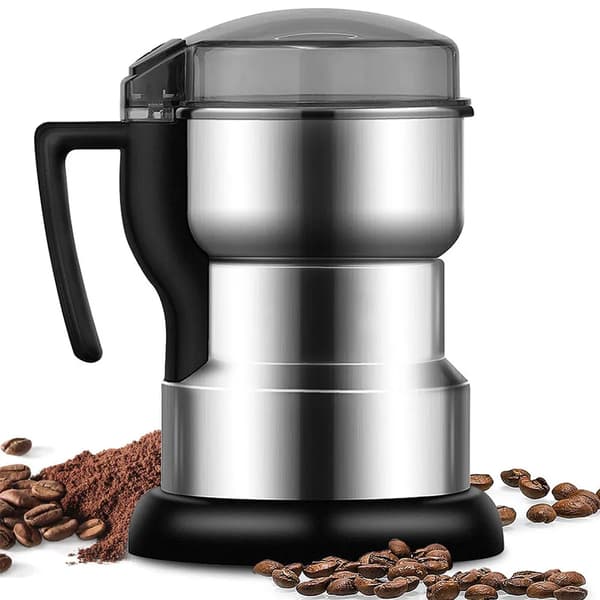 Kornkværn, multifunktionel kaffekrydderikværn, velegnet til tørvarer, kaffe