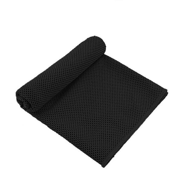 Resemikrofiberhandduk - Lättviktsmikrofiberhandduk - Svart