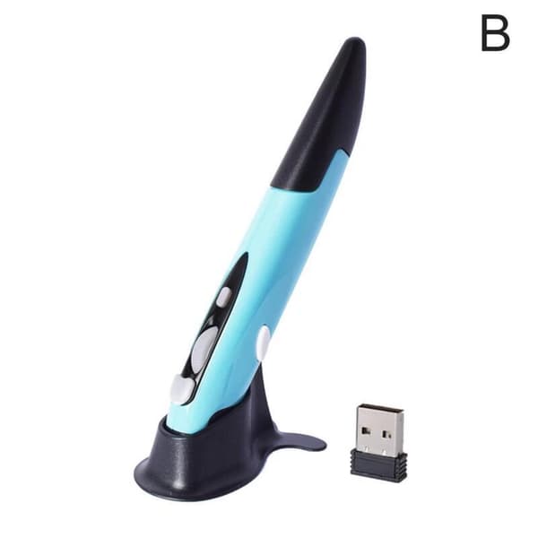 Fickmuspenna USB Trådlös Optisk Digital Penna - Blå