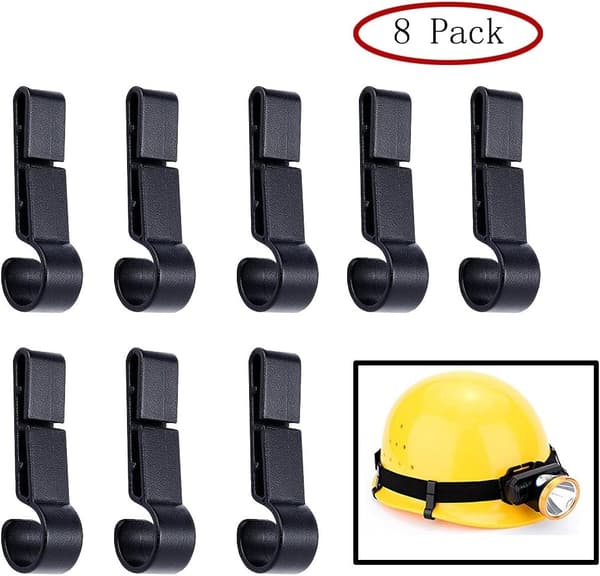 Pandelampeclips - pandelampekroge (8-pak) - sort