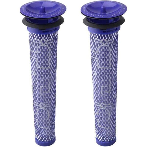 Två ersättningsförfilter för Dyson DC59, DC62, DC74, V6, V7 och V8.