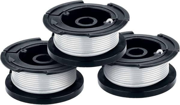 Plæneklipperkabel, egnet til BLACK+DECKER AF-100-3ZP plæneklippere, erstatningsspole, 0,065 tommer diameter.