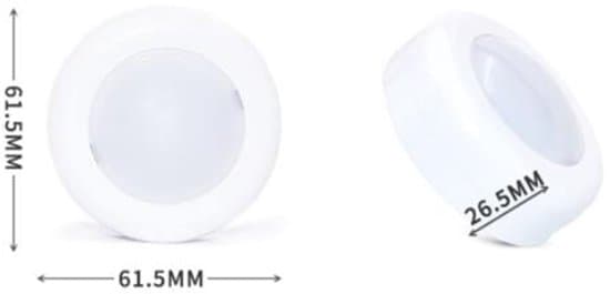 Batteridrivna LED-spotlights med fjärrkontroll, 3-pack.