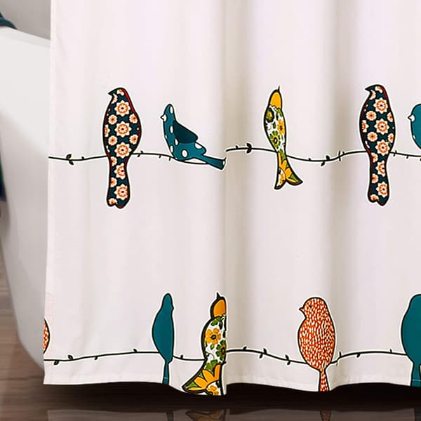 Duschdraperi, gul-grå, 180 cm bred x 200 cm lång (1-pack)