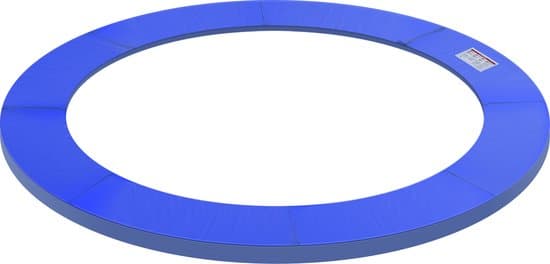 Trampolinkant - 244 cm diameter - blått överdrag