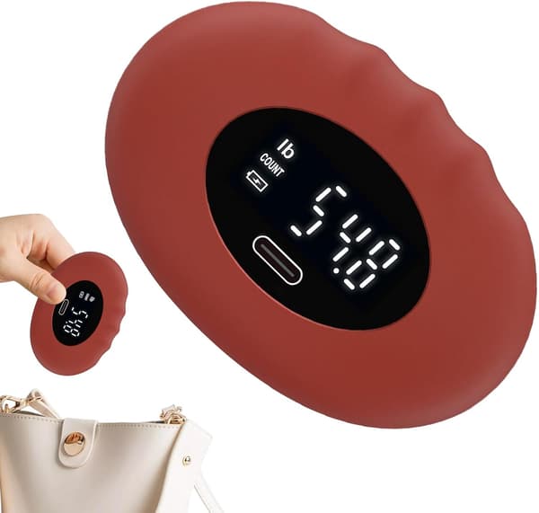 180 kg Digitalt Grebsstyrkemåler & Håndmåler Dynamometer-Rød
