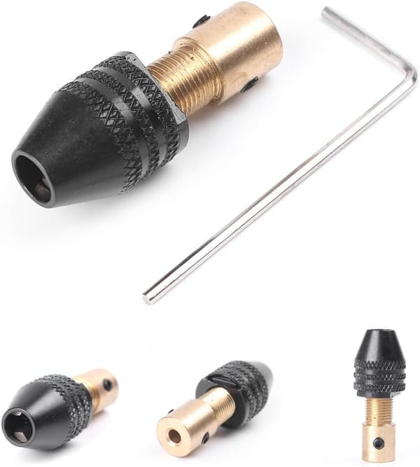 3,17 mm miniature elektronisk borepatronsæt