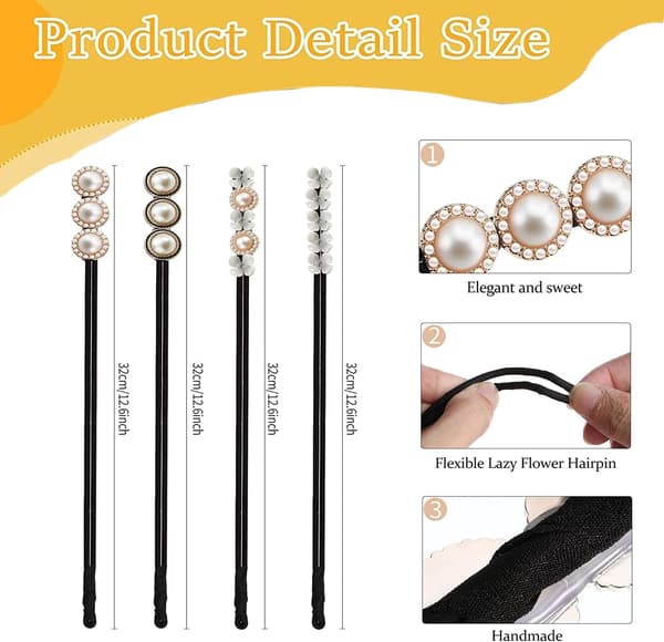 Hårklämma Knutar Donut Chignon Maker Set Frankrike Twisted Toasting Tool 4st