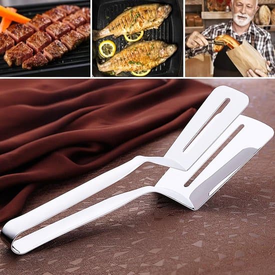 Grilltång i rostfritt stål för köket