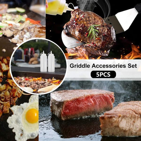 Grillplade Tilbehørssæt Professionelt BBQ Madlavningsudstyr