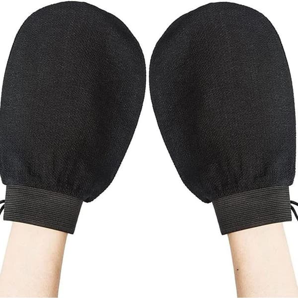 2-pack - Badhandskar - Exfolierande duschhandskar - Återanvändbara - Kroppsvård - Bad - Rosa