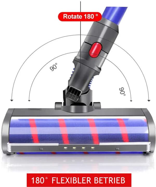 Udskiftningsgulv-/turbomundstykker og bløde ruller til Dyson V11 Absolute Extra+/Pro, Torque Drive Extra, Outsize.